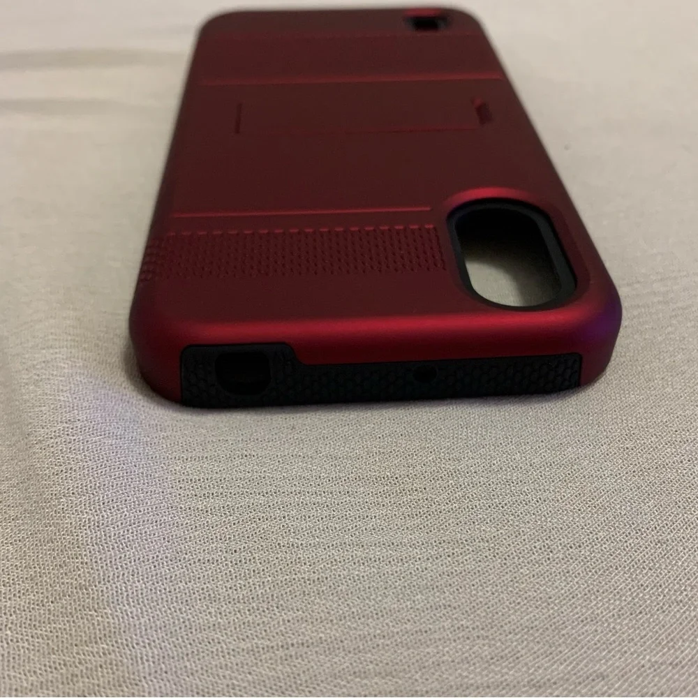 Samsung Galaxy A01 KICK+| Dual-Layer Protective Kickstand Case Metro by T-Mobile